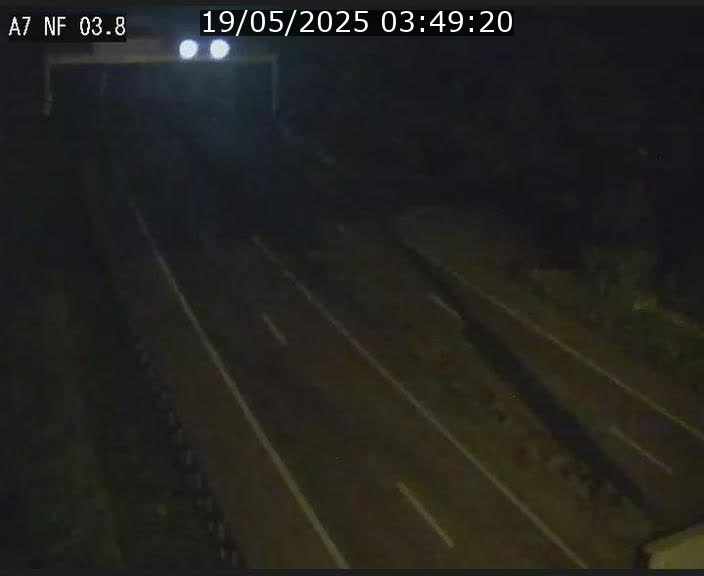 <h2>Webcam autoroute A7 au Luxembourg à la sortie du Tunnel Stafelter vers le Nord</h2>