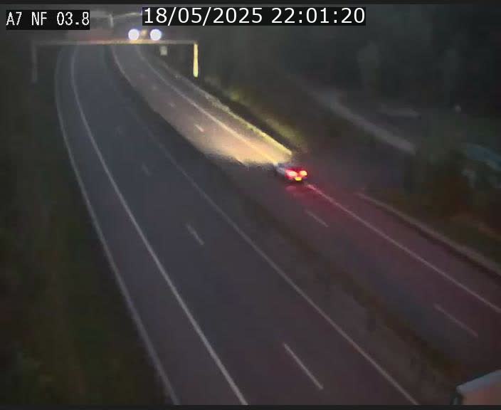 <h2>Webcam autoroute A7 au Luxembourg à la sortie du Tunnel Stafelter vers le Nord</h2>