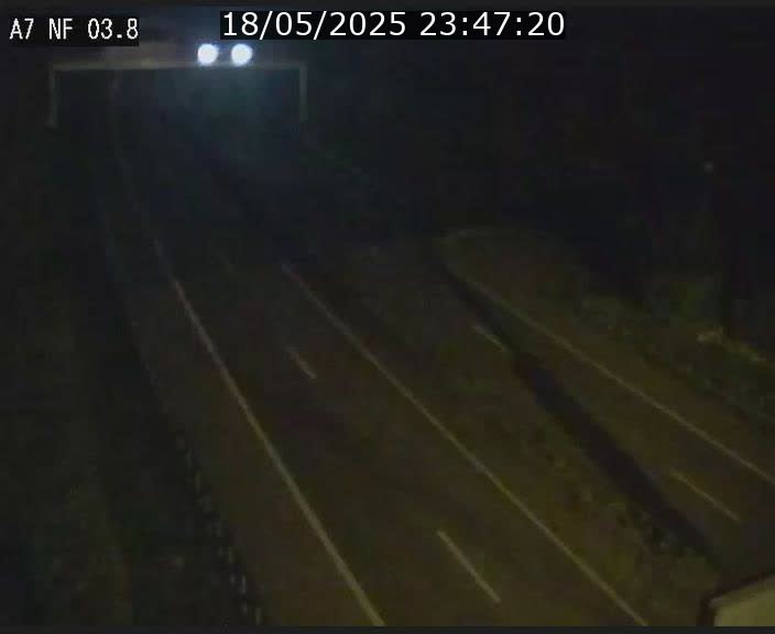 <h2>Webcam autoroute A7 au Luxembourg à la sortie du Tunnel Stafelter vers le Nord</h2>