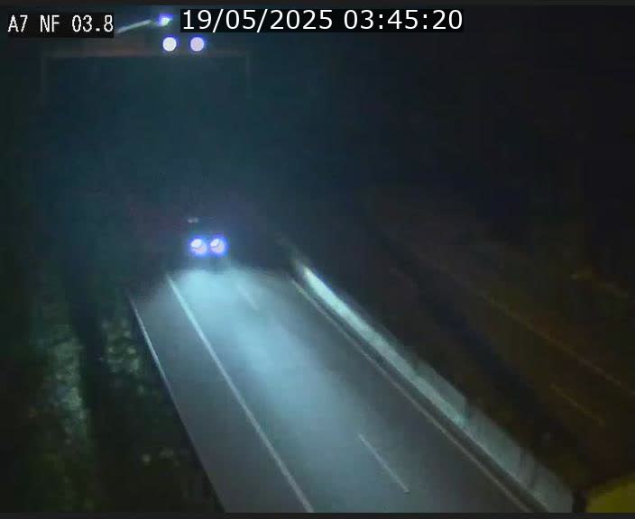 <h2>Webcam autoroute A7 au Luxembourg à la sortie du Tunnel Stafelter vers le Nord</h2>