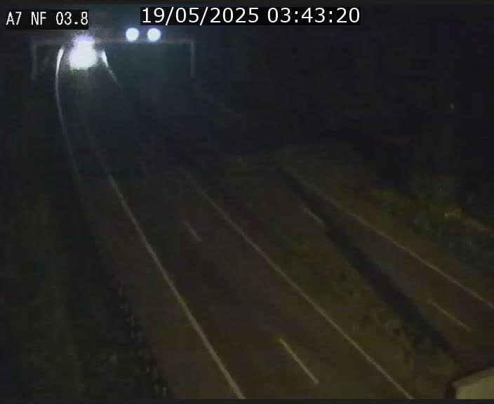 <h2>Webcam autoroute A7 au Luxembourg à la sortie du Tunnel Stafelter vers le Nord</h2>