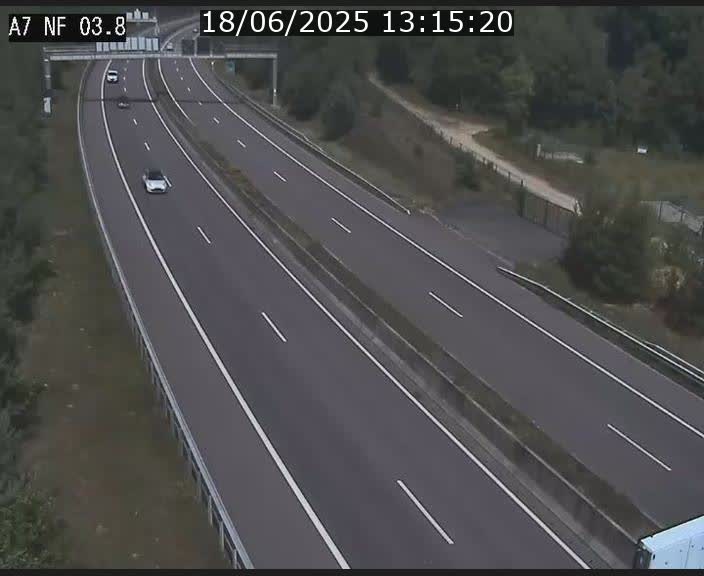 <h2>Webcam autoroute A7 au Luxembourg à la sortie du Tunnel Stafelter vers le Nord</h2>