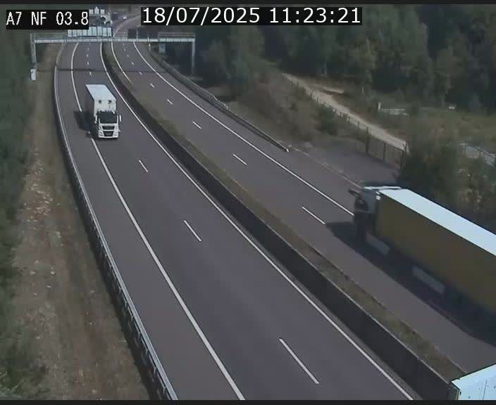 <h2>Webcam autoroute A7 au Luxembourg à la sortie du Tunnel Stafelter vers le Nord</h2>