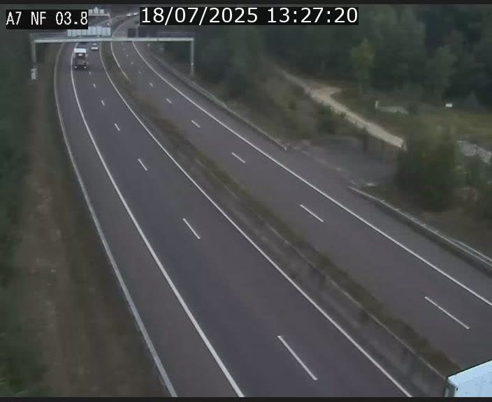 <h2>Webcam autoroute A7 au Luxembourg à la sortie du Tunnel Stafelter vers le Nord</h2>