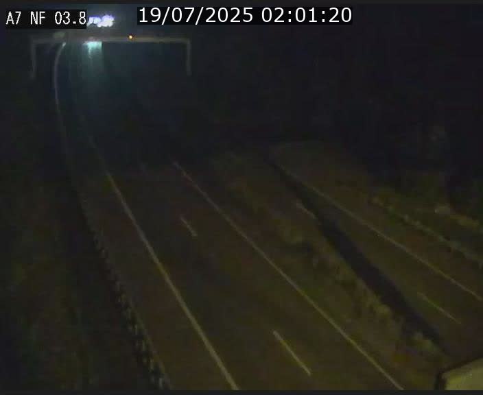 <h2>Webcam autoroute A7 au Luxembourg à la sortie du Tunnel Stafelter vers le Nord</h2>