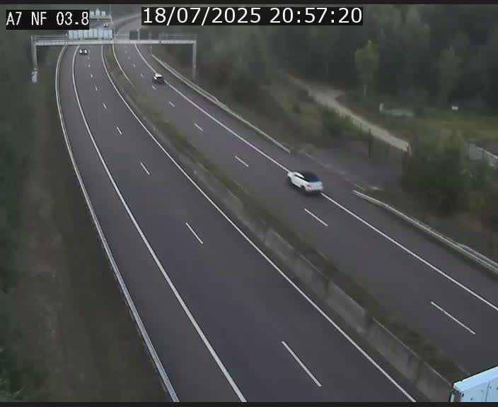 <h2>Webcam autoroute A7 au Luxembourg à la sortie du Tunnel Stafelter vers le Nord</h2>