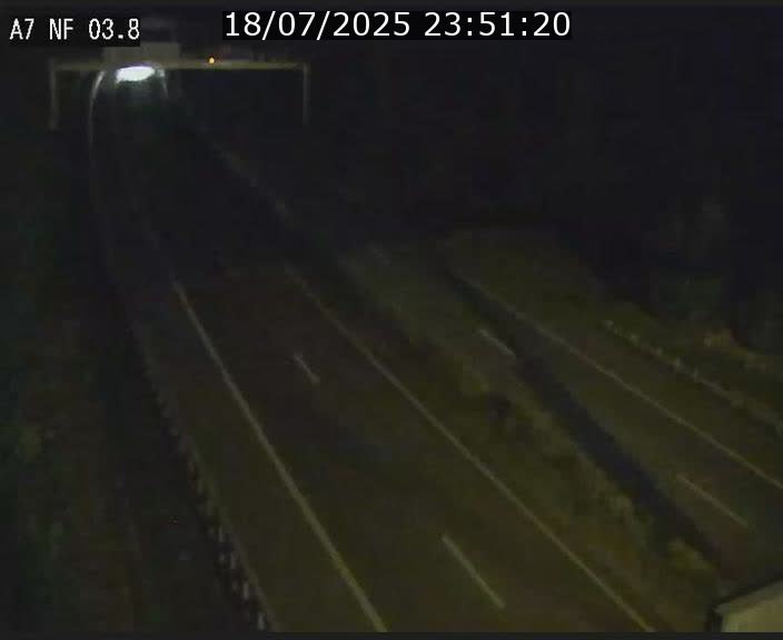 <h2>Webcam autoroute A7 au Luxembourg à la sortie du Tunnel Stafelter vers le Nord</h2>