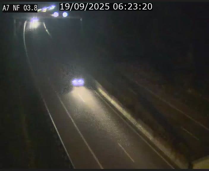<h2>Webcam autoroute A7 au Luxembourg à la sortie du Tunnel Stafelter vers le Nord</h2>
