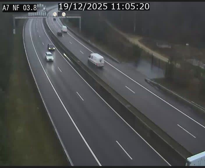 <h2>Webcam autoroute A7 au Luxembourg à la sortie du Tunnel Stafelter vers le Nord</h2>