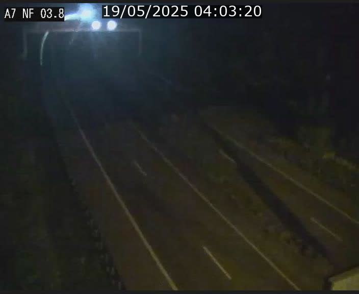 <h2>Webcam autoroute A7 au Luxembourg à la sortie du Tunnel Stafelter vers le Nord</h2>