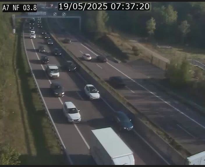 <h2>Webcam autoroute A7 au Luxembourg à la sortie du Tunnel Stafelter vers le Nord</h2>