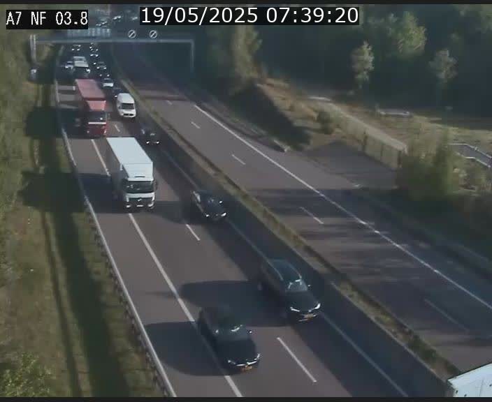 <h2>Webcam autoroute A7 au Luxembourg à la sortie du Tunnel Stafelter vers le Nord</h2>