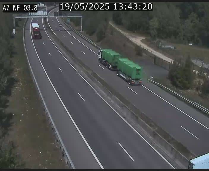 <h2>Webcam autoroute A7 au Luxembourg à la sortie du Tunnel Stafelter vers le Nord</h2>