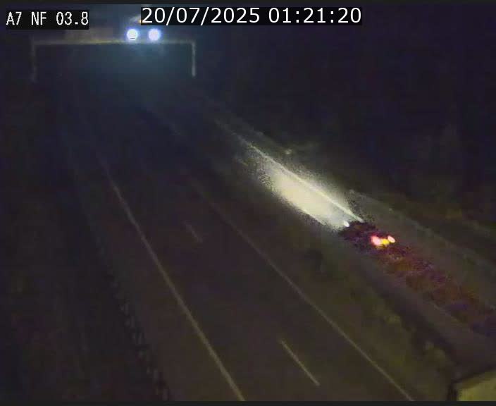 <h2>Webcam autoroute A7 au Luxembourg à la sortie du Tunnel Stafelter vers le Nord</h2>