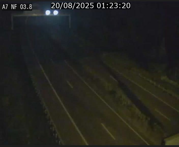 <h2>Webcam autoroute A7 au Luxembourg à la sortie du Tunnel Stafelter vers le Nord</h2>
