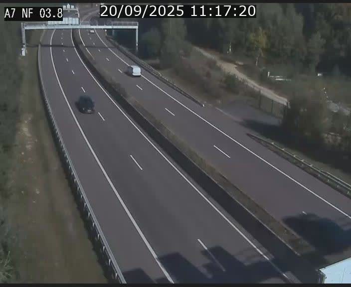 <h2>Webcam autoroute A7 au Luxembourg à la sortie du Tunnel Stafelter vers le Nord</h2>