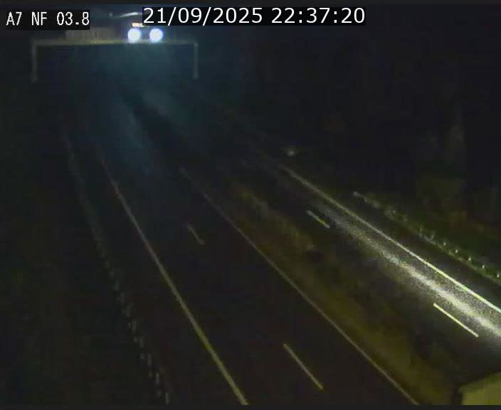 <h2>Webcam autoroute A7 au Luxembourg à la sortie du Tunnel Stafelter vers le Nord</h2>