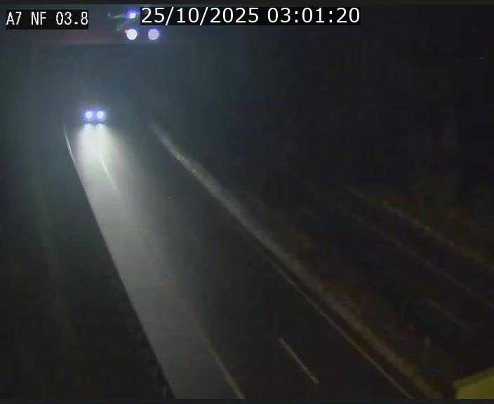 <h2>Webcam autoroute A7 au Luxembourg à la sortie du Tunnel Stafelter vers le Nord</h2>
