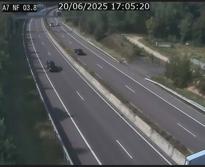 <h2>Webcam autoroute A7 au Luxembourg à la sortie du Tunnel Stafelter vers le Nord</h2>