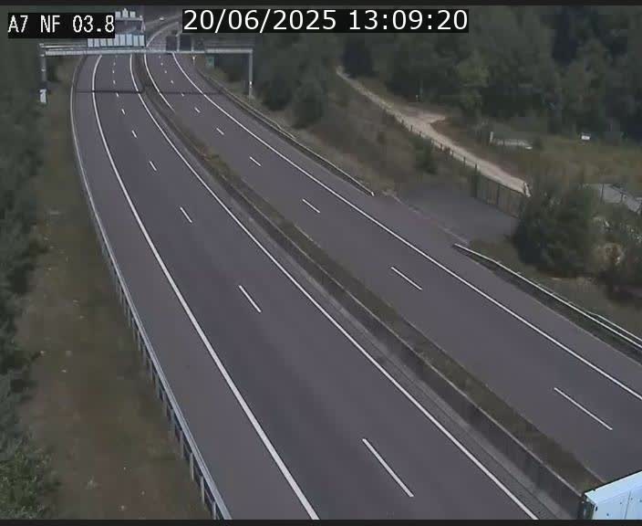 <h2>Webcam autoroute A7 au Luxembourg à la sortie du Tunnel Stafelter vers le Nord</h2>