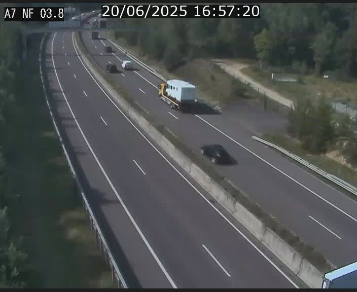 <h2>Webcam autoroute A7 au Luxembourg à la sortie du Tunnel Stafelter vers le Nord</h2>