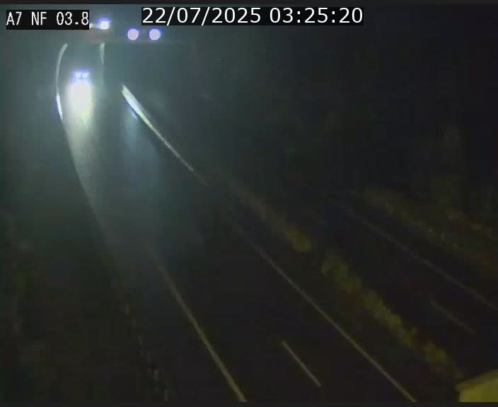 <h2>Webcam autoroute A7 au Luxembourg à la sortie du Tunnel Stafelter vers le Nord</h2>