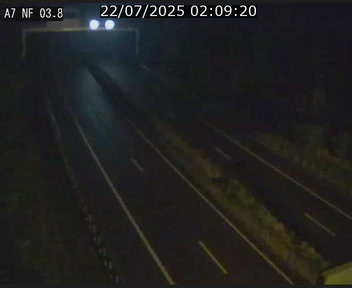<h2>Webcam autoroute A7 au Luxembourg à la sortie du Tunnel Stafelter vers le Nord</h2>