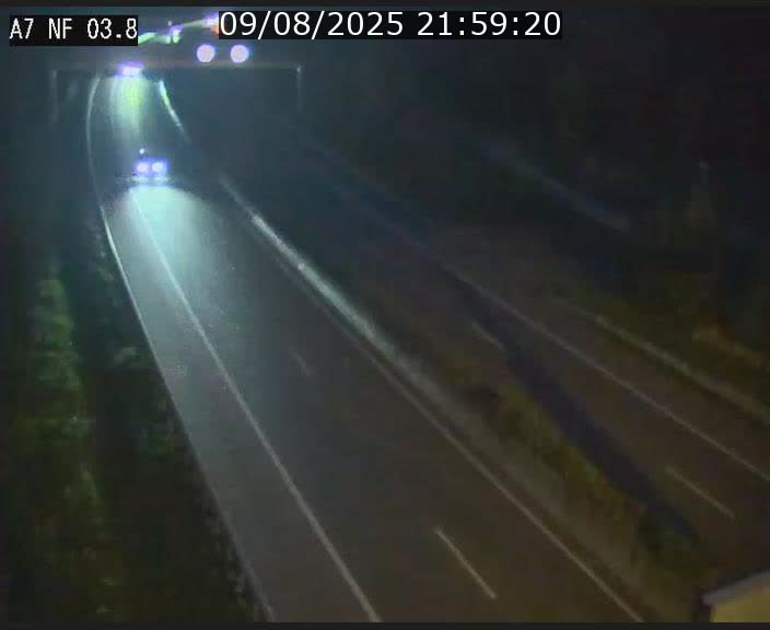 <h2>Webcam autoroute A7 au Luxembourg à la sortie du Tunnel Stafelter vers le Nord</h2>