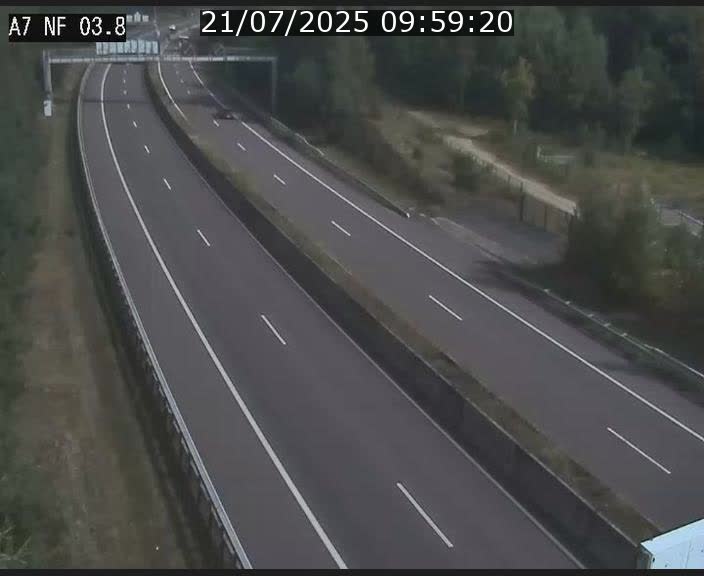<h2>Webcam autoroute A7 au Luxembourg à la sortie du Tunnel Stafelter vers le Nord</h2>