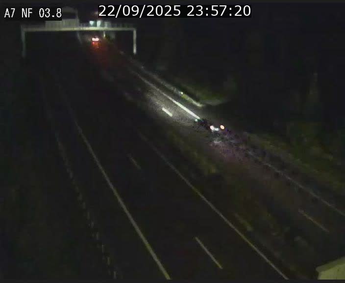 <h2>Webcam autoroute A7 au Luxembourg à la sortie du Tunnel Stafelter vers le Nord</h2>