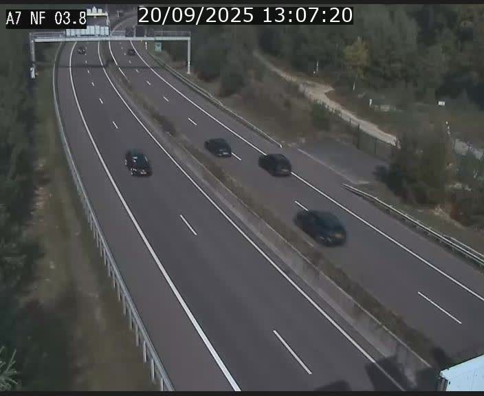 <h2>Webcam autoroute A7 au Luxembourg à la sortie du Tunnel Stafelter vers le Nord</h2>