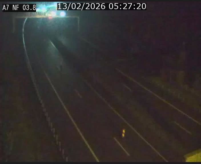 <h2>Webcam autoroute A7 au Luxembourg à la sortie du Tunnel Stafelter vers le Nord</h2>
