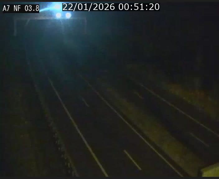 <h2>Webcam autoroute A7 au Luxembourg à la sortie du Tunnel Stafelter vers le Nord</h2>