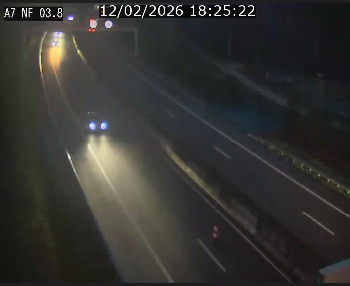 <h2>Webcam autoroute A7 au Luxembourg à la sortie du Tunnel Stafelter vers le Nord</h2>
