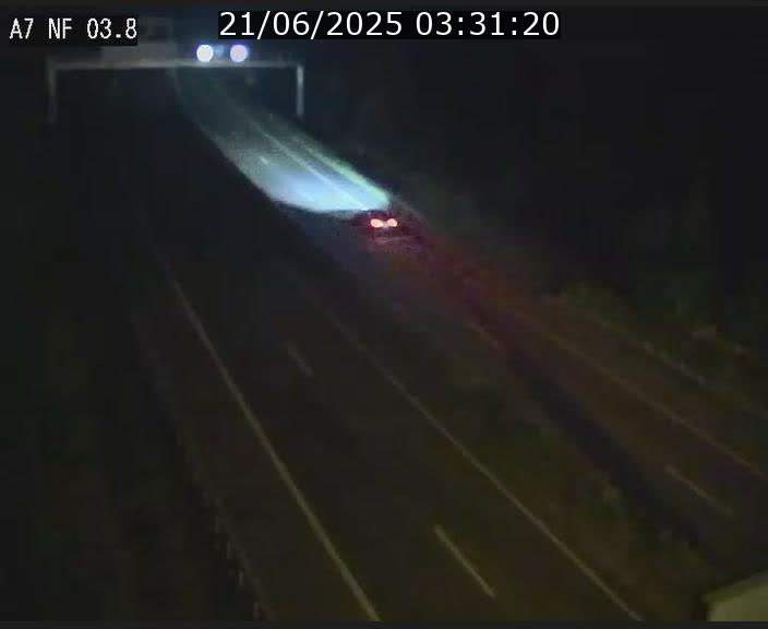 <h2>Webcam autoroute A7 au Luxembourg à la sortie du Tunnel Stafelter vers le Nord</h2>