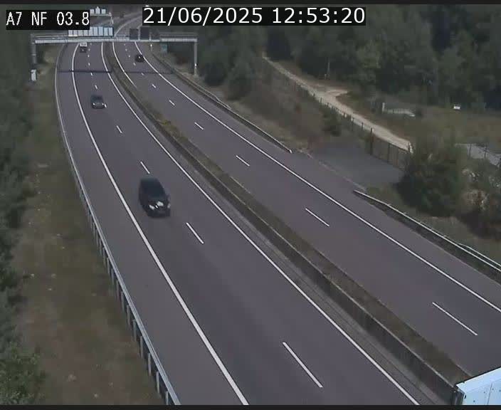 <h2>Webcam autoroute A7 au Luxembourg à la sortie du Tunnel Stafelter vers le Nord</h2>