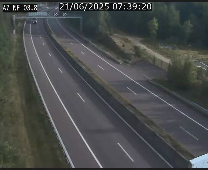 <h2>Webcam autoroute A7 au Luxembourg à la sortie du Tunnel Stafelter vers le Nord</h2>