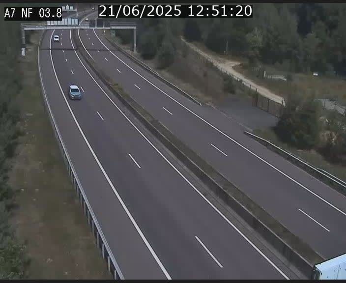 <h2>Webcam autoroute A7 au Luxembourg à la sortie du Tunnel Stafelter vers le Nord</h2>