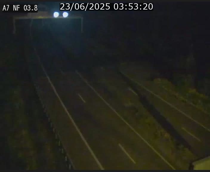 <h2>Webcam autoroute A7 au Luxembourg à la sortie du Tunnel Stafelter vers le Nord</h2>