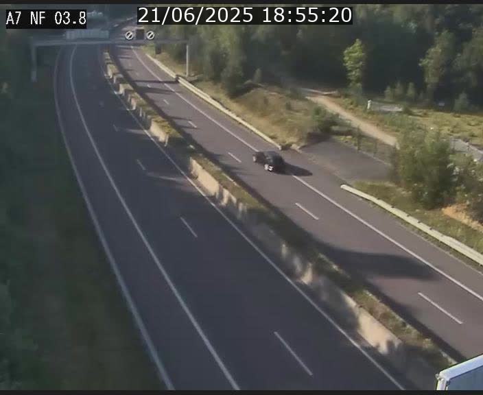 <h2>Webcam autoroute A7 au Luxembourg à la sortie du Tunnel Stafelter vers le Nord</h2>