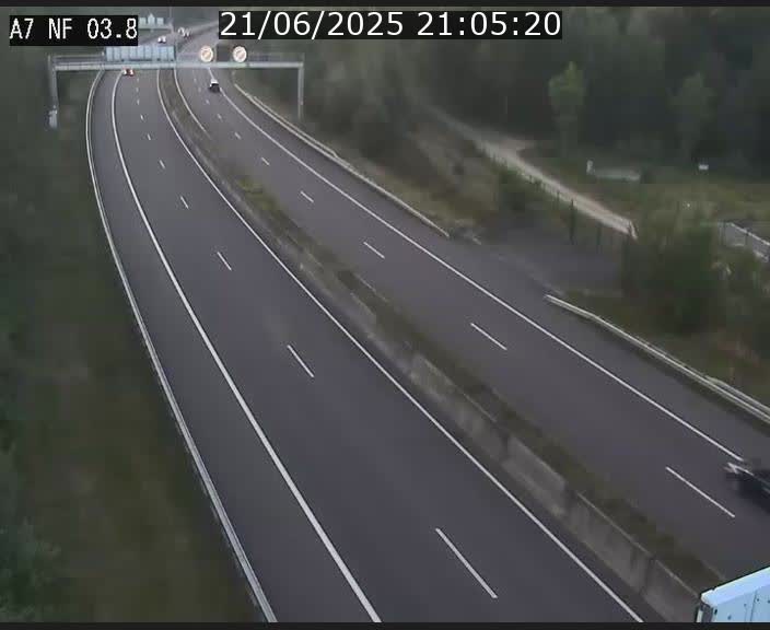 <h2>Webcam autoroute A7 au Luxembourg à la sortie du Tunnel Stafelter vers le Nord</h2>