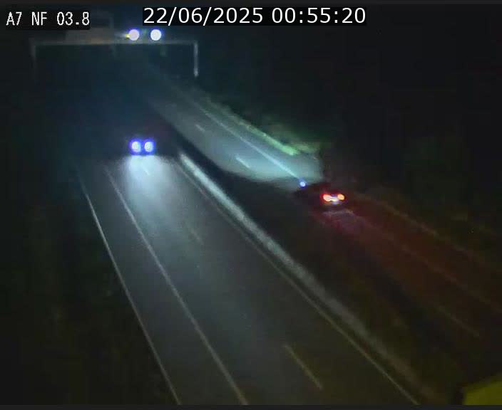 <h2>Webcam autoroute A7 au Luxembourg à la sortie du Tunnel Stafelter vers le Nord</h2>