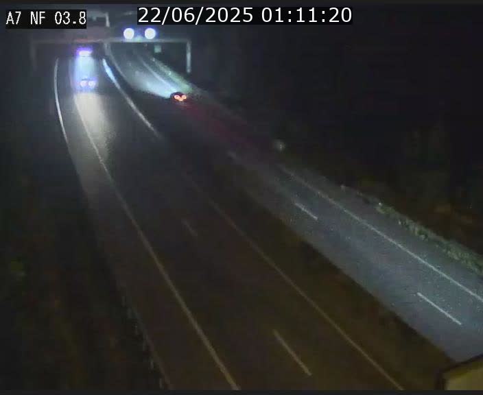 <h2>Webcam autoroute A7 au Luxembourg à la sortie du Tunnel Stafelter vers le Nord</h2>