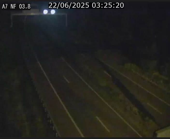 <h2>Webcam autoroute A7 au Luxembourg à la sortie du Tunnel Stafelter vers le Nord</h2>