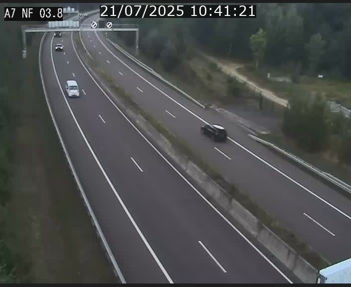 <h2>Webcam autoroute A7 au Luxembourg à la sortie du Tunnel Stafelter vers le Nord</h2>