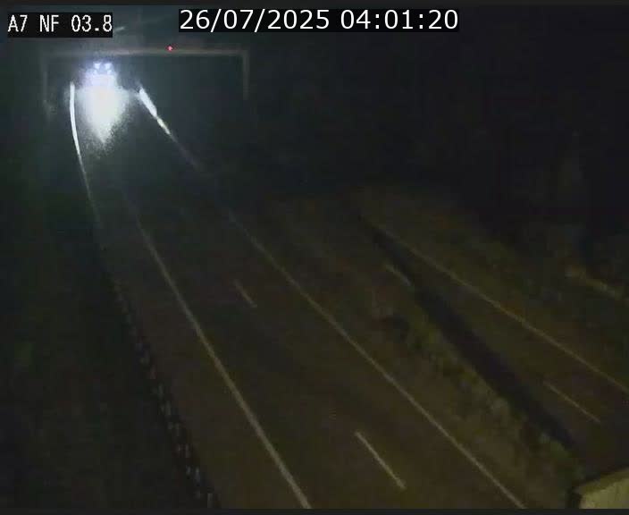 <h2>Webcam autoroute A7 au Luxembourg à la sortie du Tunnel Stafelter vers le Nord</h2>