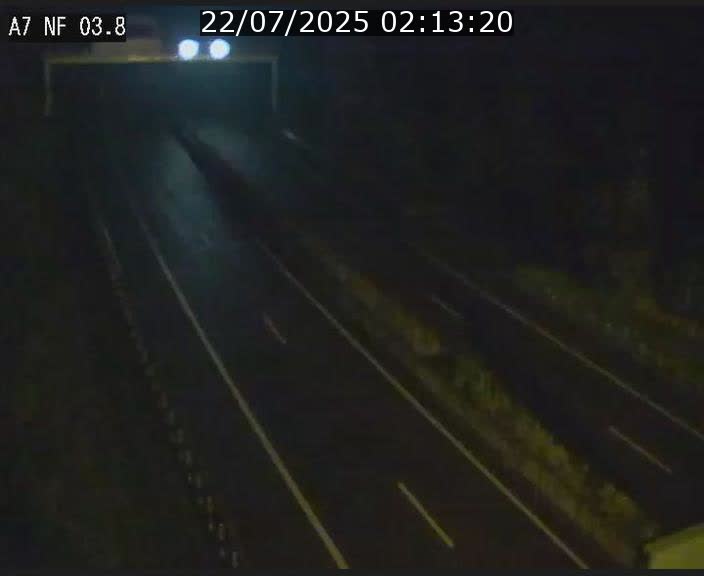 <h2>Webcam autoroute A7 au Luxembourg à la sortie du Tunnel Stafelter vers le Nord</h2>