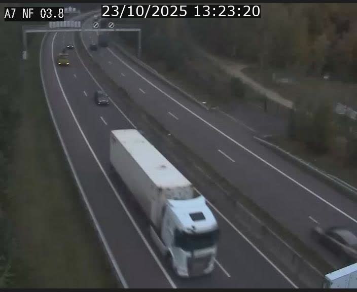 <h2>Webcam autoroute A7 au Luxembourg à la sortie du Tunnel Stafelter vers le Nord</h2>