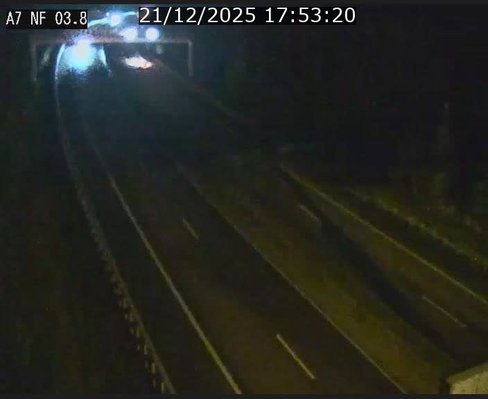 <h2>Webcam autoroute A7 au Luxembourg à la sortie du Tunnel Stafelter vers le Nord</h2>