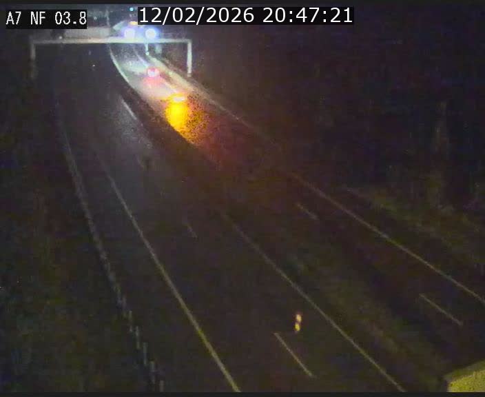 <h2>Webcam autoroute A7 au Luxembourg à la sortie du Tunnel Stafelter vers le Nord</h2>